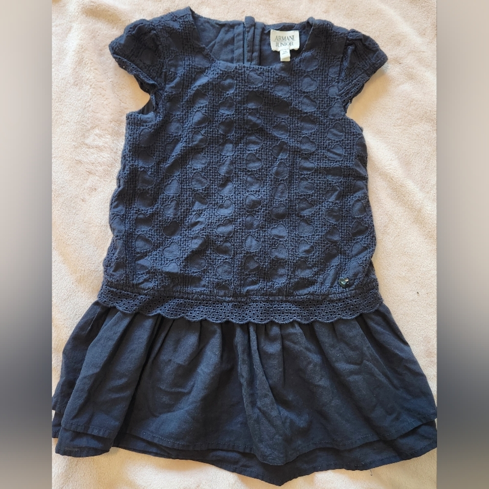 Armani Junior Navy Kids Dress